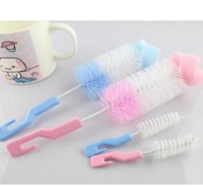 日式奶瓶刷與奶嘴杯子清潔刷 雙倍潔凈，呵護健康